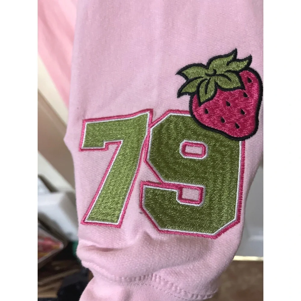Freeze Hoodie Women S Pink Strawberry Shortcake Sweet Life Graphic